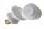 Round Plain Knob Set - White