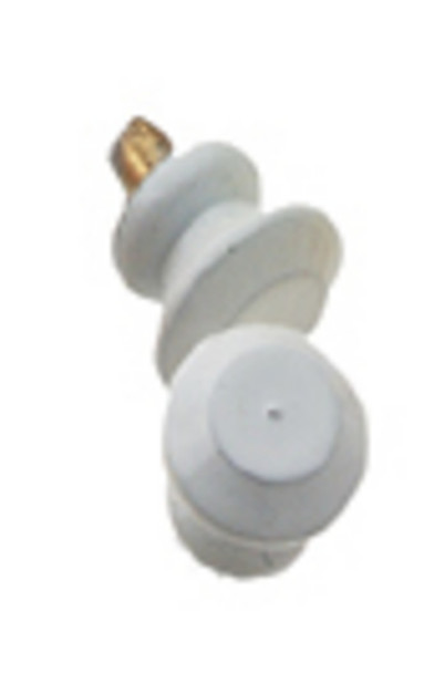 Round Plain Knob Set - White