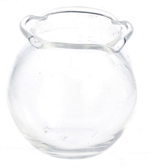 Dollhouse City - Dollhouse Miniatures Small Fish Bowls - Scallop Edge