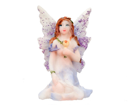 Small Fairy Sitting - Purple