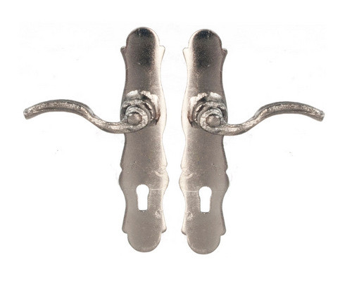 French Door Handles Set - Black