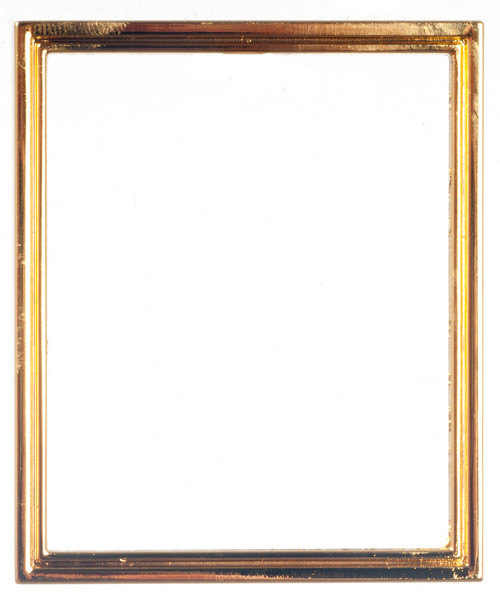 Metal Frame - Square and Gold
