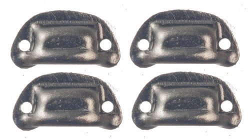 Victorian Drawer Pulls Set - Black