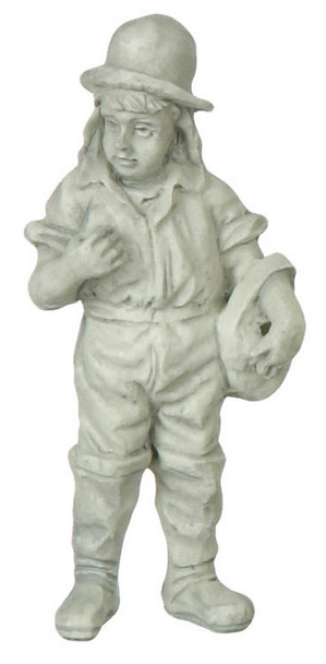 Dollhouse City - Dollhouse Miniatures Farmer Boy - Gray