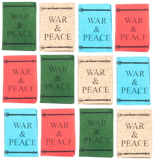 Large War and Peace with Pages - Set