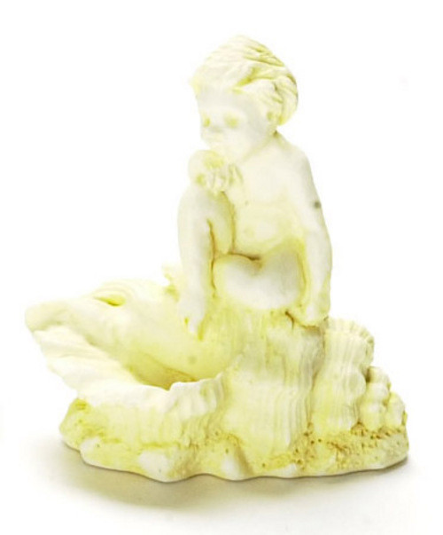 Dollhouse City - Dollhouse Miniatures Sitting Angel - Ivory