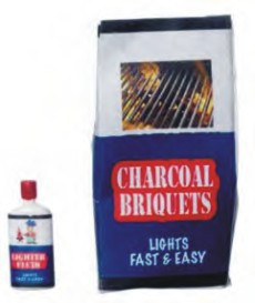 Charcoal Briquets with Light