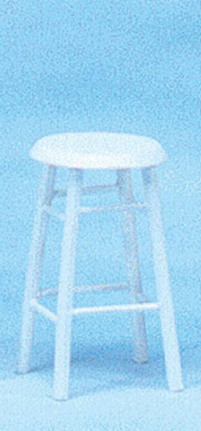 Small Bar Stool - White