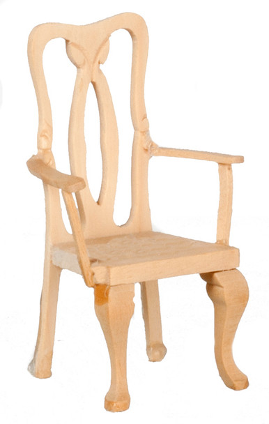 Dollhouse City - Dollhouse Miniatures Chair - Unfinished