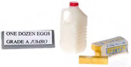 Dairy Set, Milk, Butter and Egg Set