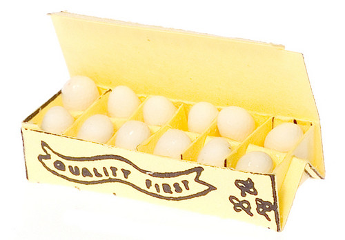Egg Carton Filled with Eggs