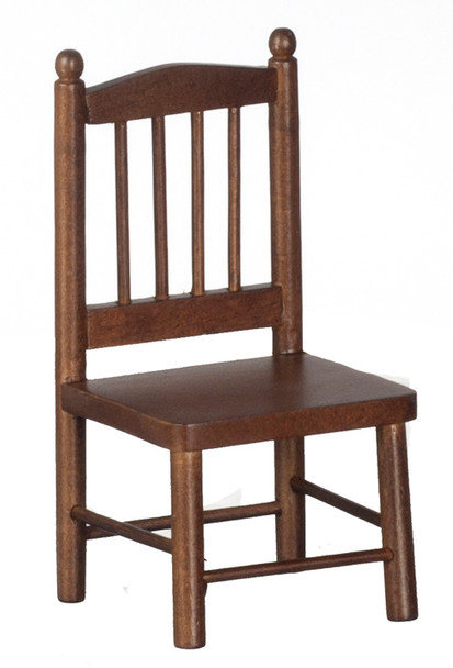 Dollhouse City - Dollhouse Miniatures Chair - Walnut