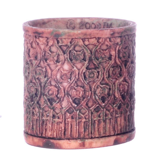 Round Planter -  Extra Large and Gray Ancient