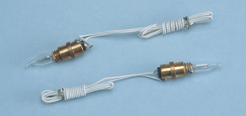Dollhouse City - Dollhouse Miniatures Screw-Base Sockets - Candleflame Bulb