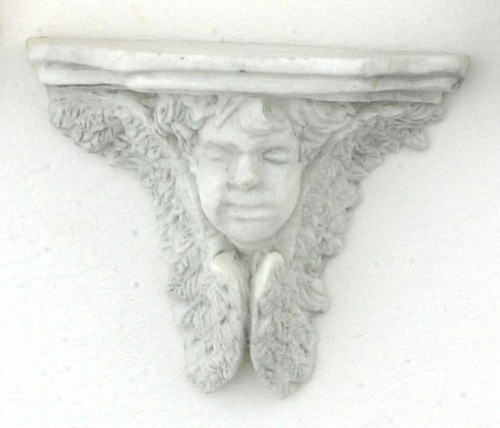 Dollhouse City - Dollhouse Miniatures Angel Face Bracket Set - Gray
