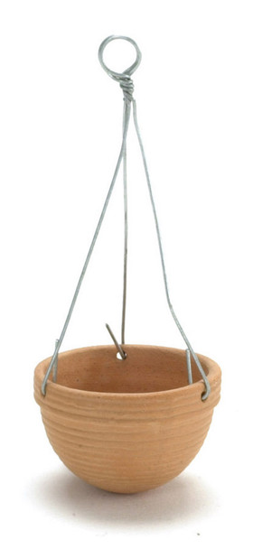 Dollhouse City - Dollhouse Miniatures Hanging Pot Set - Terra Cotta