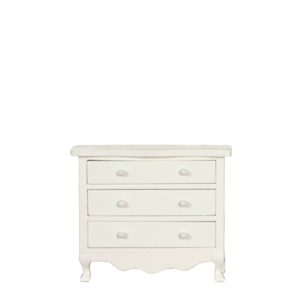 Dollhouse City - Dollhouse Miniatures Dresser - White