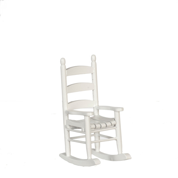 Dollhouse City - Dollhouse Miniatures Rocker - White