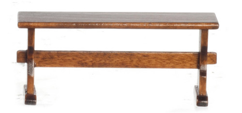 Nook LongTrestle Bench - Walnut