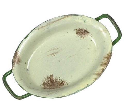 Oval Gratin Pan - Beige