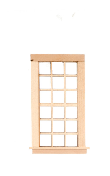 Dollhouse City - Dollhouse Miniatures 9 Over 9 Single Window