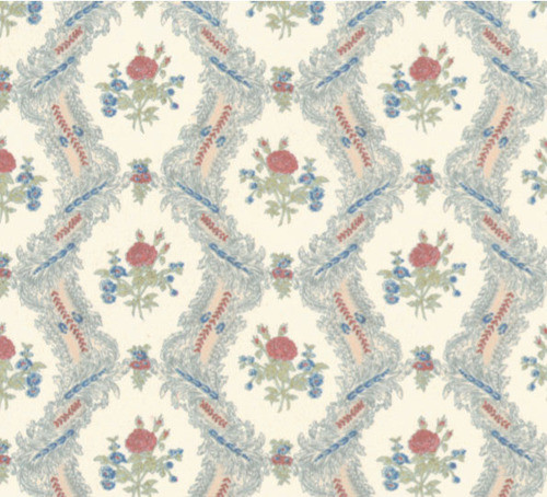 Wallpaper Ogee Lace Set - Cream and Peach