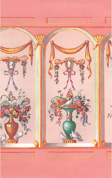 Wallpaper French Bouquet Set - Blush