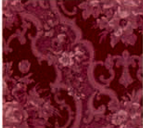 Wallpaper English Rose Set - Burgundy
