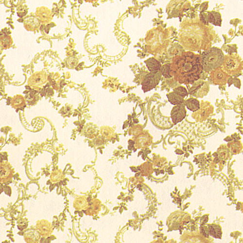 Wallpaper Roosevelt Rose Set - Yellow