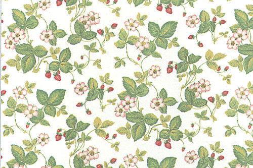 Wallpaper Schumacher Set - Strawberry