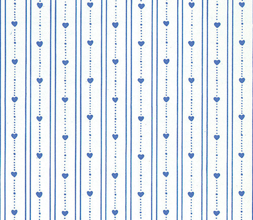Wallpaper Bearly Hearts Set - Dark Blue