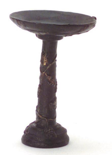 Dollhouse City - Dollhouse Miniatures Bird Bath - English Green
