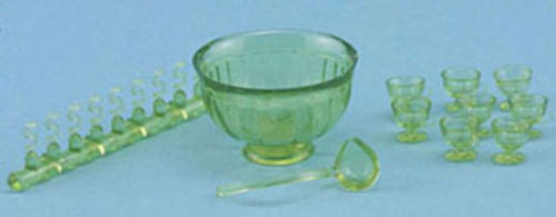 Punchbowl Set - Green