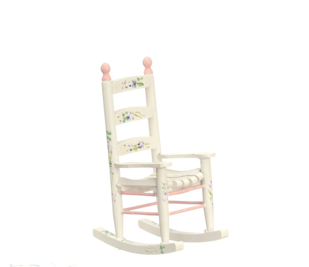 Dollhouse City - Dollhouse Miniatures Rocker - Pink