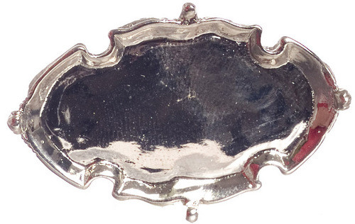 Dollhouse City - Dollhouse Miniatures Tray - Silver