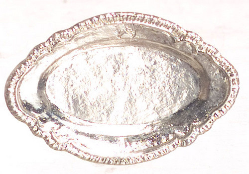 Dollhouse City - Dollhouse Miniatures Tray - Silver