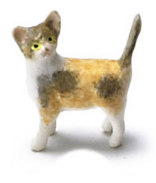 Dollhouse City - Dollhouse Miniatures Kitten - Tabby