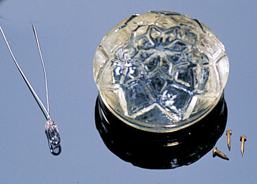 Dollhouse City - Dollhouse Miniatures Glass Ceiling Shade - Patterned