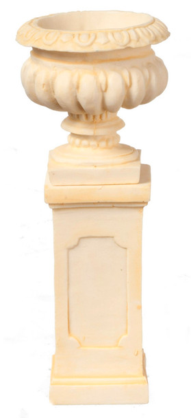 Dollhouse City - Dollhouse Miniatures Large Pedestal Set - Ivory