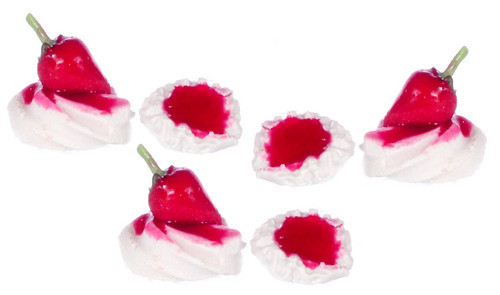 Dollhouse City - Dollhouse Miniatures Strawberry Meringue