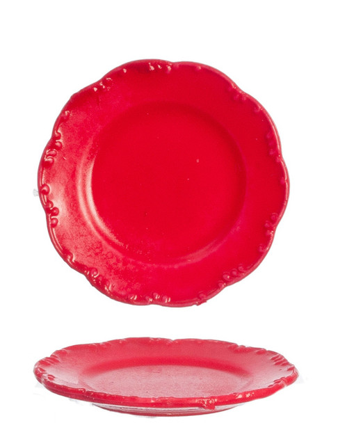 Salad Plates Set - Red