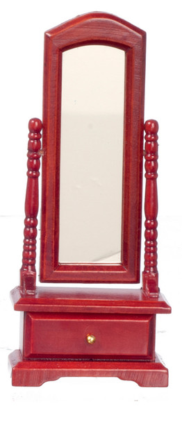 Standing Mirror - Mahogany