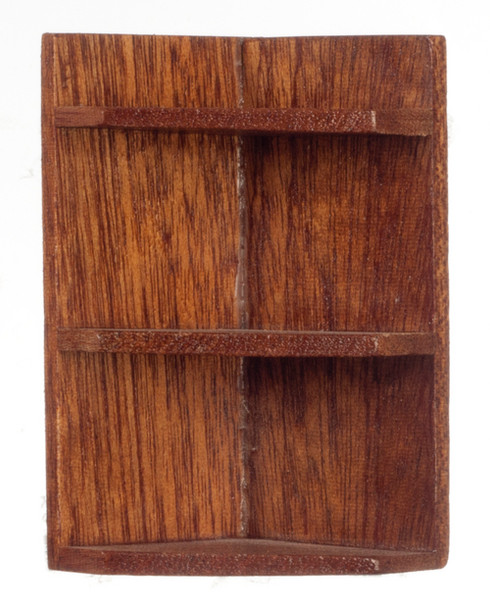 Corner Shelf - Walnut