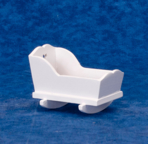 Two in One White Cradle With Pillow