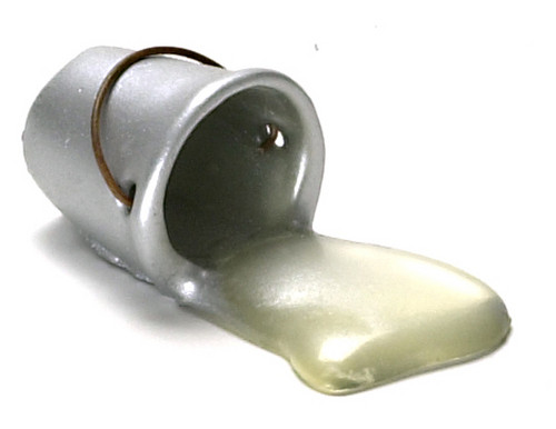 Dollhouse City - Dollhouse Miniatures Bucket with Spilled Water