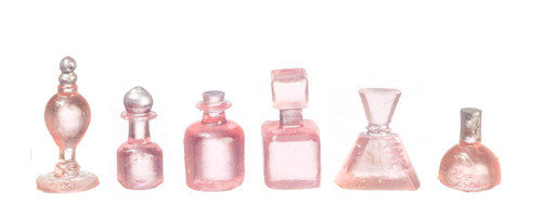 Dollhouse City - Dollhouse Miniatures Assorted Bottles Set - Pink