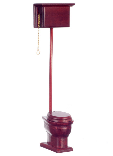 Old Fashioned Toilet - Mahogany