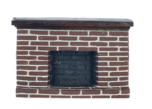 1/2 in Red Brick Fireplace