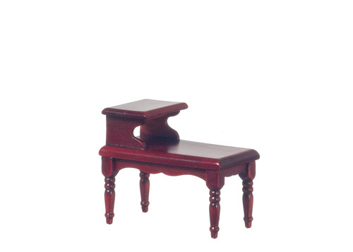 2-Tier End Table - Mahagony and Blue