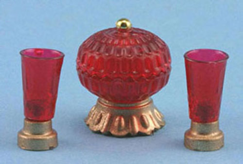 Candy Dish with Vases